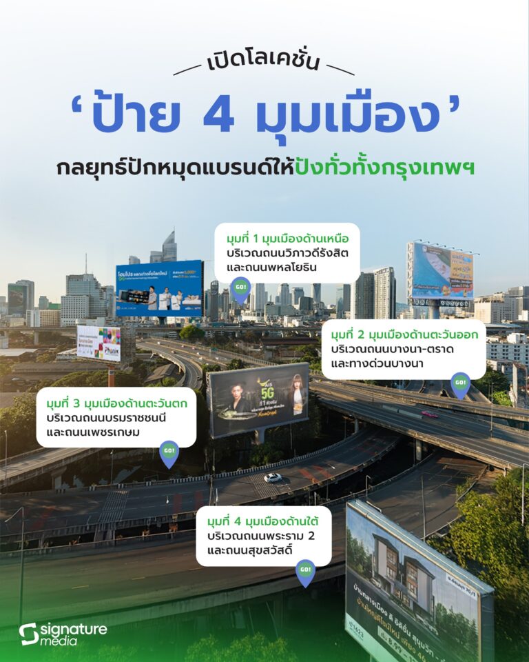 ป้ายโฆษณา 4 มุมเมือง